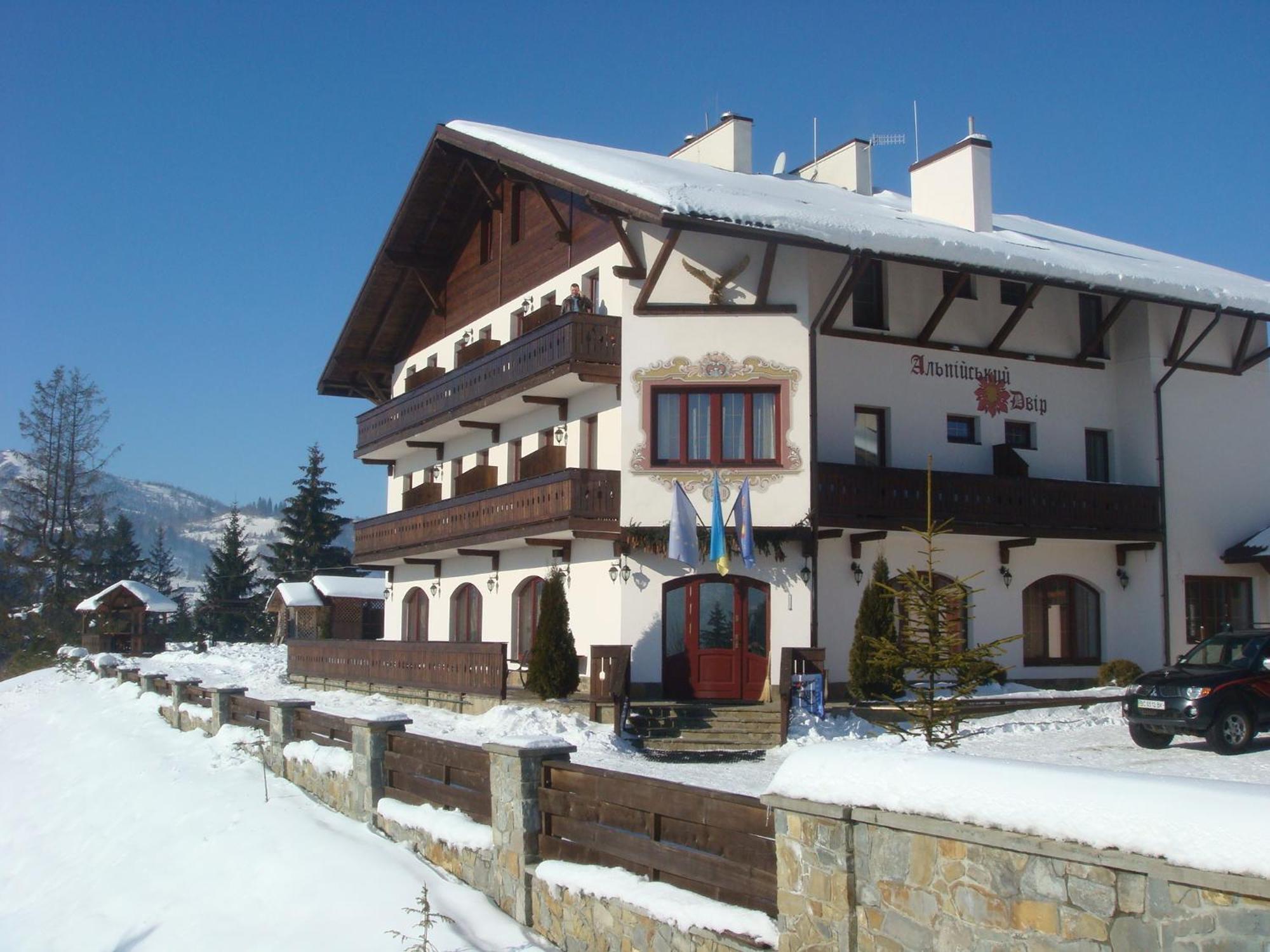 Alpenhof Pansion Hotel Slavske Exterior foto
