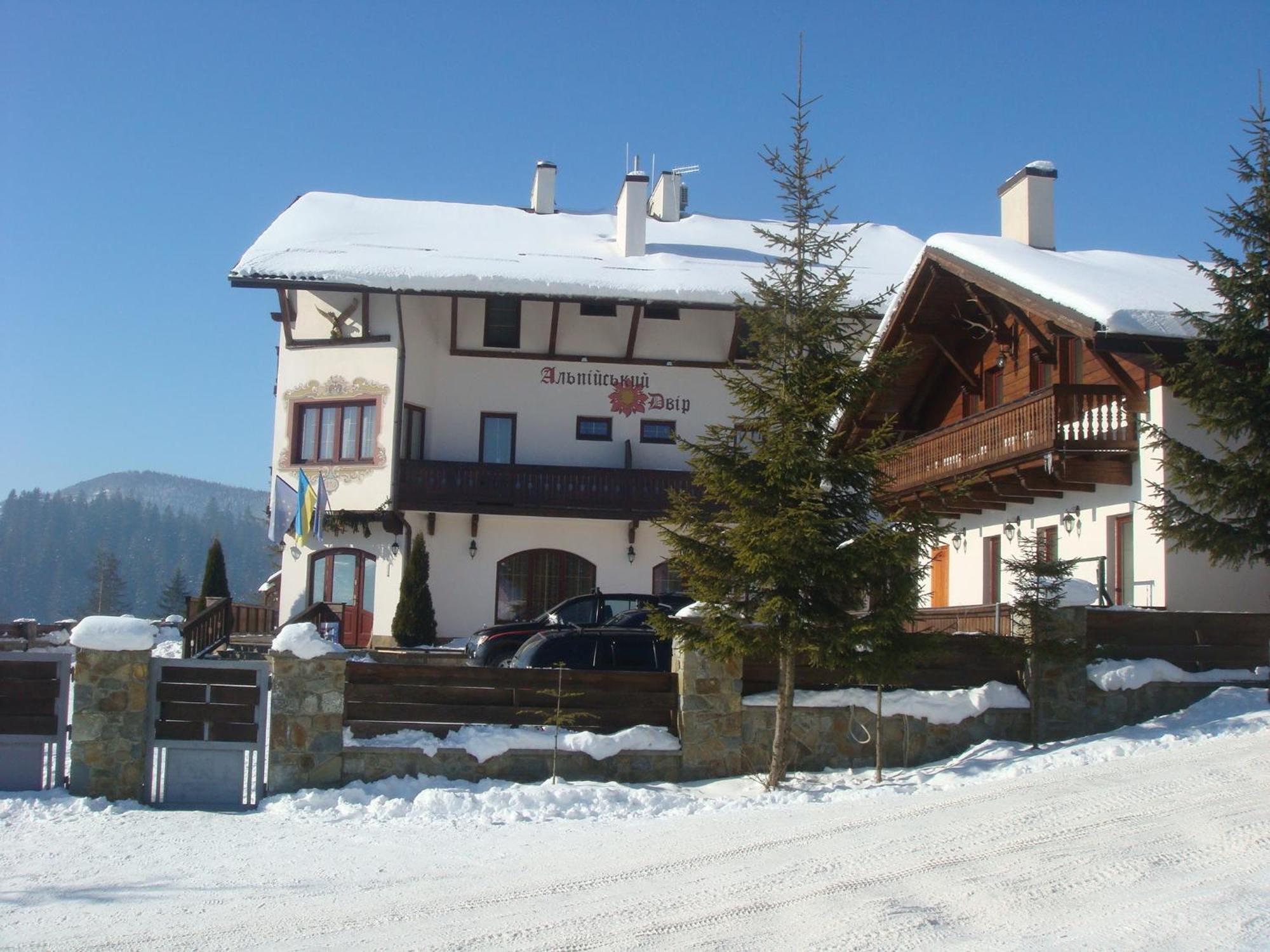 Alpenhof Pansion Hotel Slavske Exterior foto